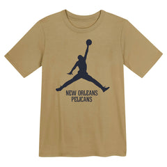 New Orleans Pelicans Jordan Brand Preschool Essential Jumpman T-Shirt - Gold online