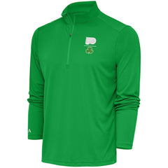 Philadelphia Flyers Antigua Shamrock Tribute Quarter-Zip Pullover Top Kelly Green