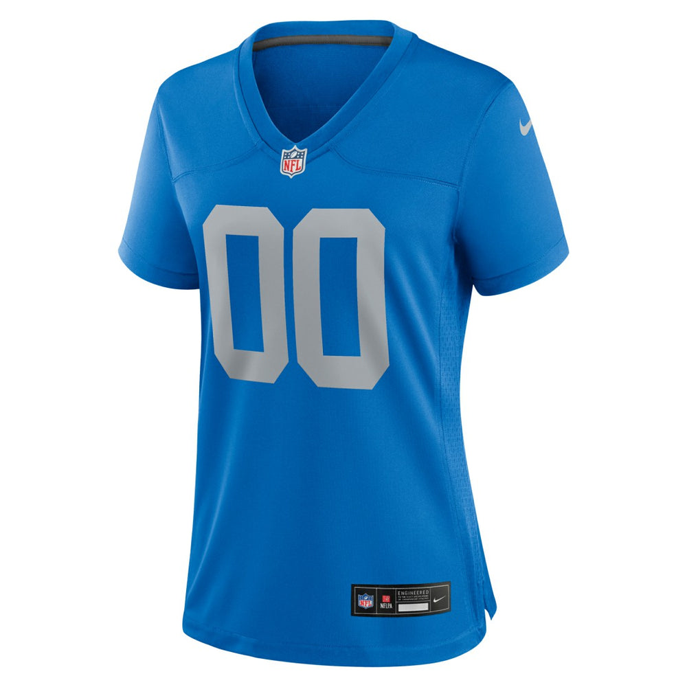 Detroit Lions Women's Alternate Custom Game Jersey - Blue | Nike outlet