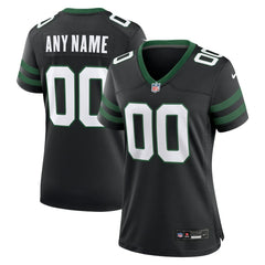 New York Jets Women's Alternate Custom Game Jersey - Legacy Black | Nike for sale