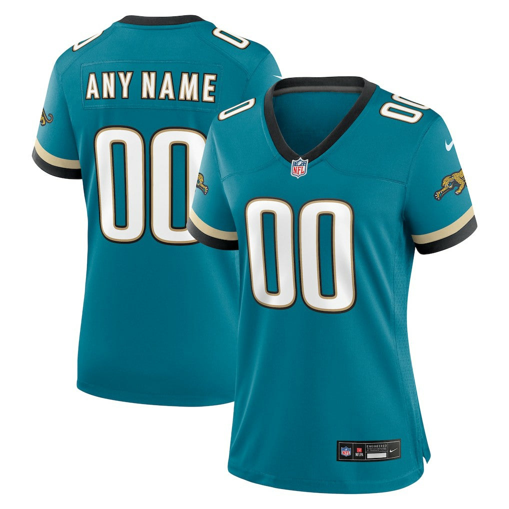 Jacksonville Jaguars Women's Prowler Throwback Custom Game Jersey - Teal | Nike outlet
