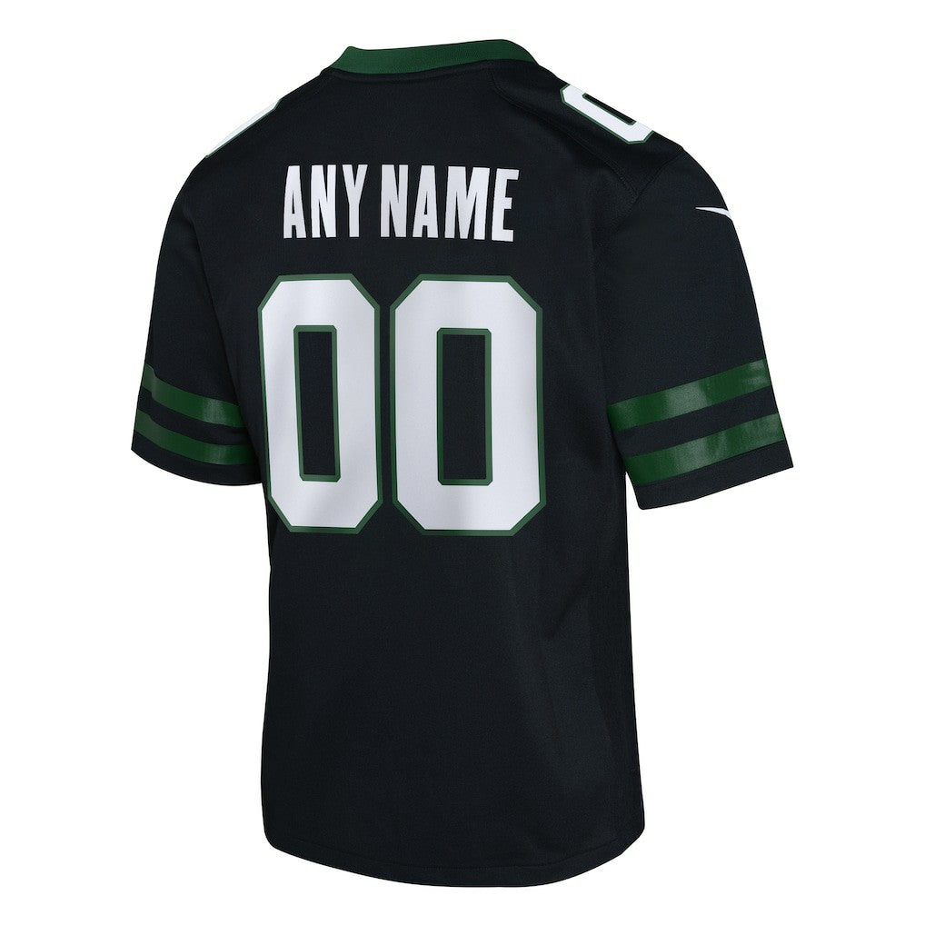 New York Jets Youth Alternate Custom Game Jersey - Black | Nike online