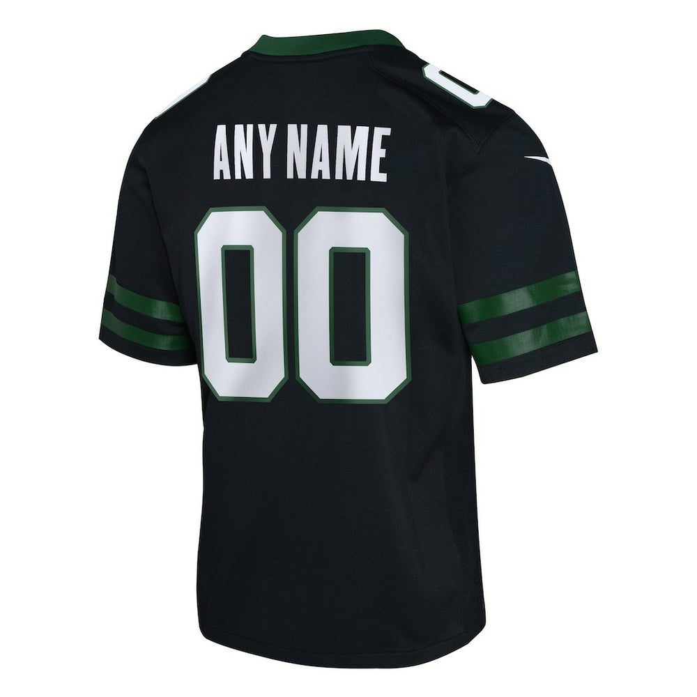 New York Jets Youth Alternate Custom Game Jersey - Black | Nike online