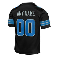 Detroit Lions Youth Alternate Custom Game Jersey - Black | Nike for sale