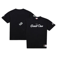 Wayne Gretzky Los Angeles Kings Mitchell & Ness Premium Nickname Vintage Logo T-Shirt Black