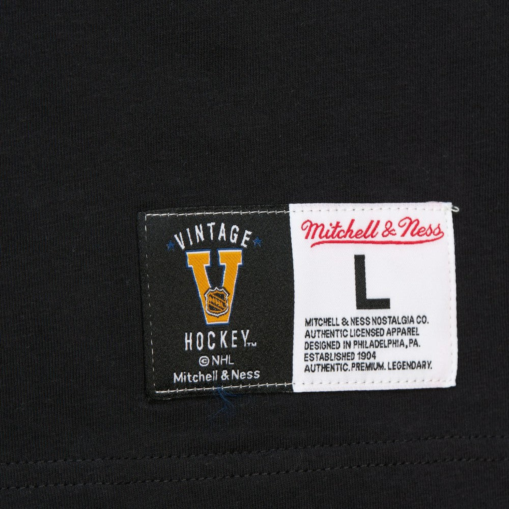 Wayne Gretzky Los Angeles Kings Mitchell & Ness Premium Nickname Vintage Logo T-Shirt Black