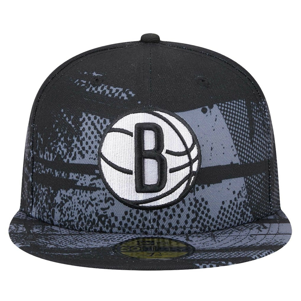Brooklyn Nets Tip-Off 59FIFTY Fitted Hat - Black | New Era discount