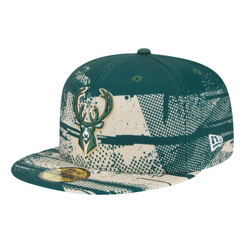Milwaukee Bucks Tip-Off 59FIFTY Fitted Hat - Hunter Green | New Era outlet