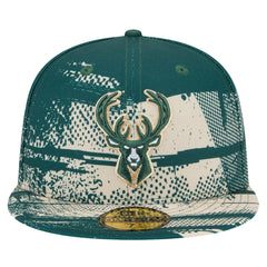 Milwaukee Bucks Tip-Off 59FIFTY Fitted Hat - Hunter Green | New Era outlet