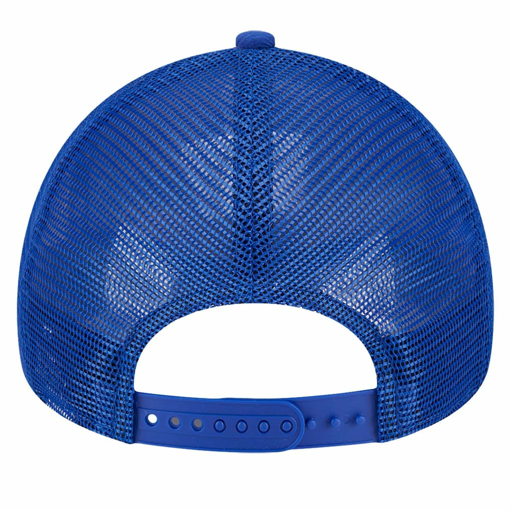 Philadelphia 76ers Tip Off A-Frame Trucker 9FORTY Adjustable Hat - Royal/Red | New Era online