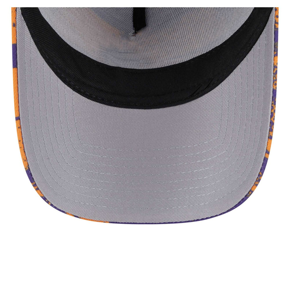 Phoenix Suns Tip Off A-Frame Trucker 9FORTY Adjustable Hat - Purple/Orange | New Era discount