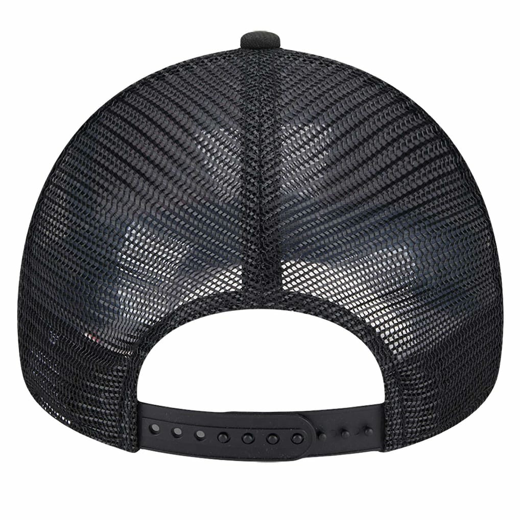 Chicago Bulls Tip Off A-Frame Trucker 9FORTY Adjustable Hat - Black/Red | New Era outlet