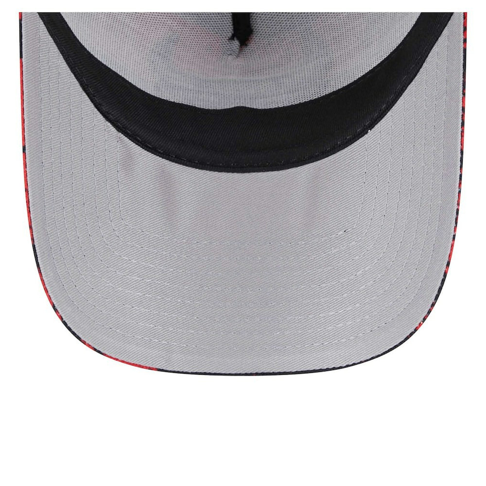 Chicago Bulls Tip Off A-Frame Trucker 9FORTY Adjustable Hat - Black/Red | New Era outlet