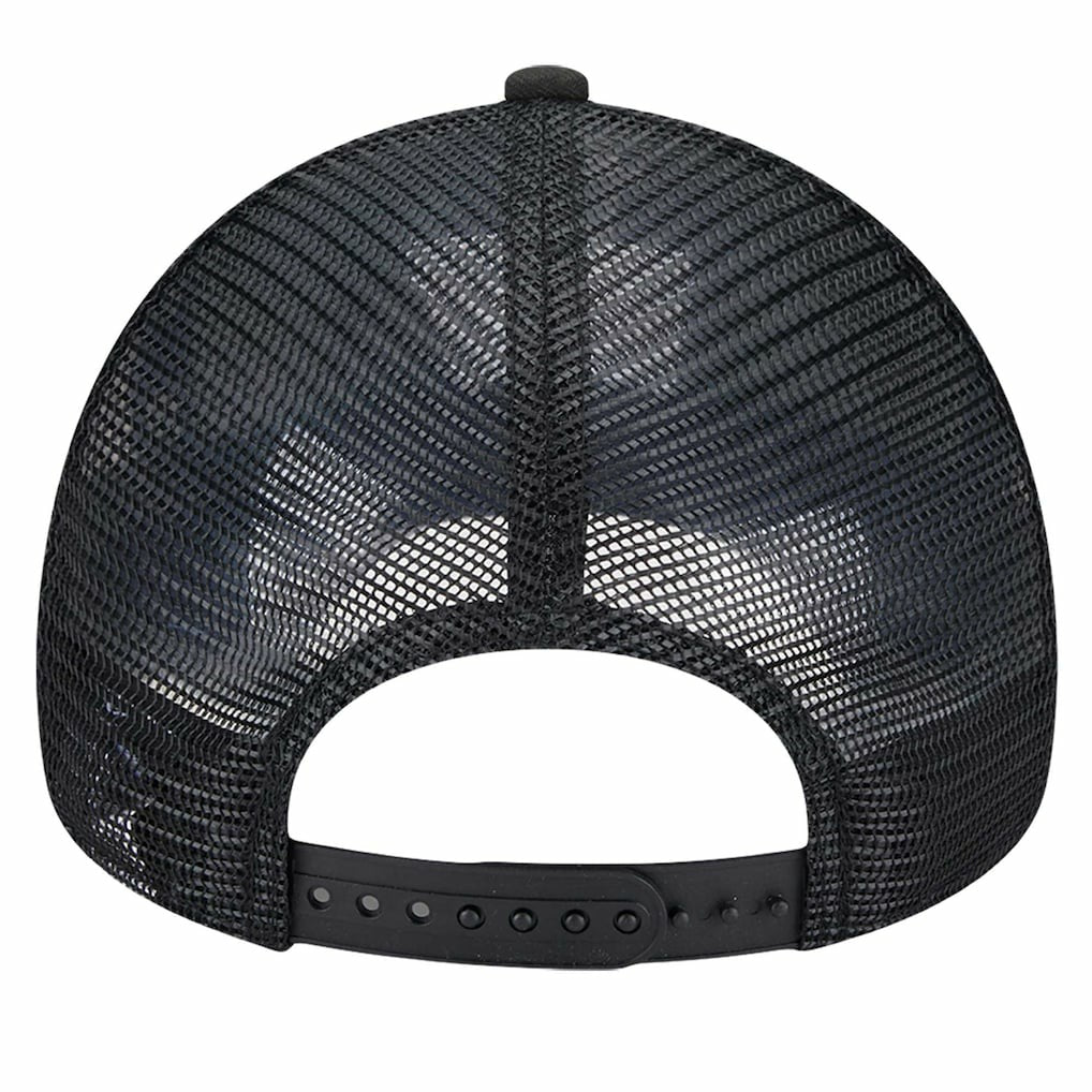 Boston Celtics Tip Off A-Frame Trucker 9FORTY Adjustable Hat - Black/Kelly Green | New Era on sale