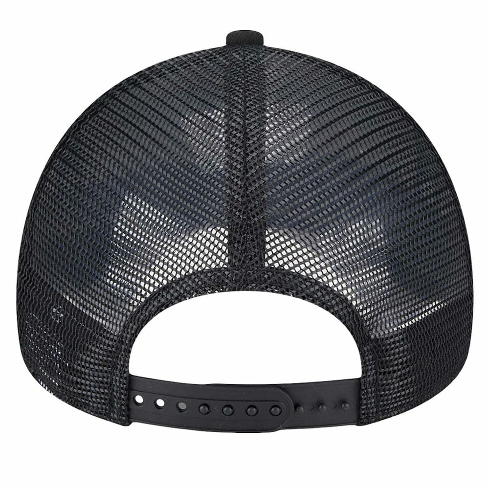 Brooklyn Nets Tip Off A-Frame Trucker 9FORTY Adjustable Hat - Black/Charcoal | New Era online