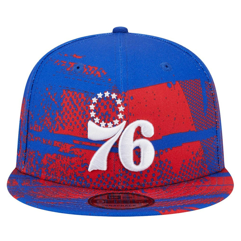 Philadelphia 76ers Tip-Off 9FIFTY Snapback Hat - Royal | New Era on sale