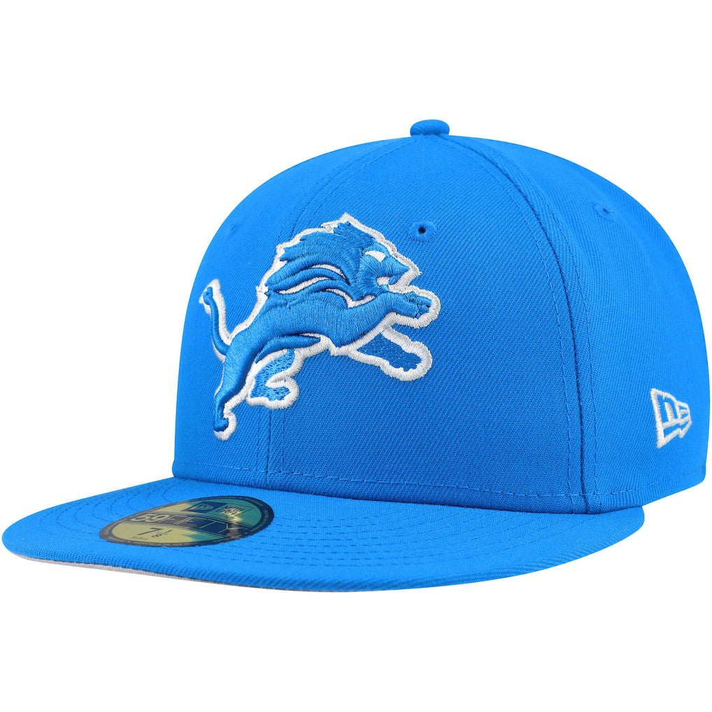 Detroit Lions New Era Team Basic 59FIFTY Fitted Hat - Blue on sale