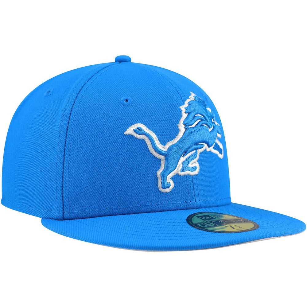 Detroit Lions New Era Team Basic 59FIFTY Fitted Hat - Blue on sale