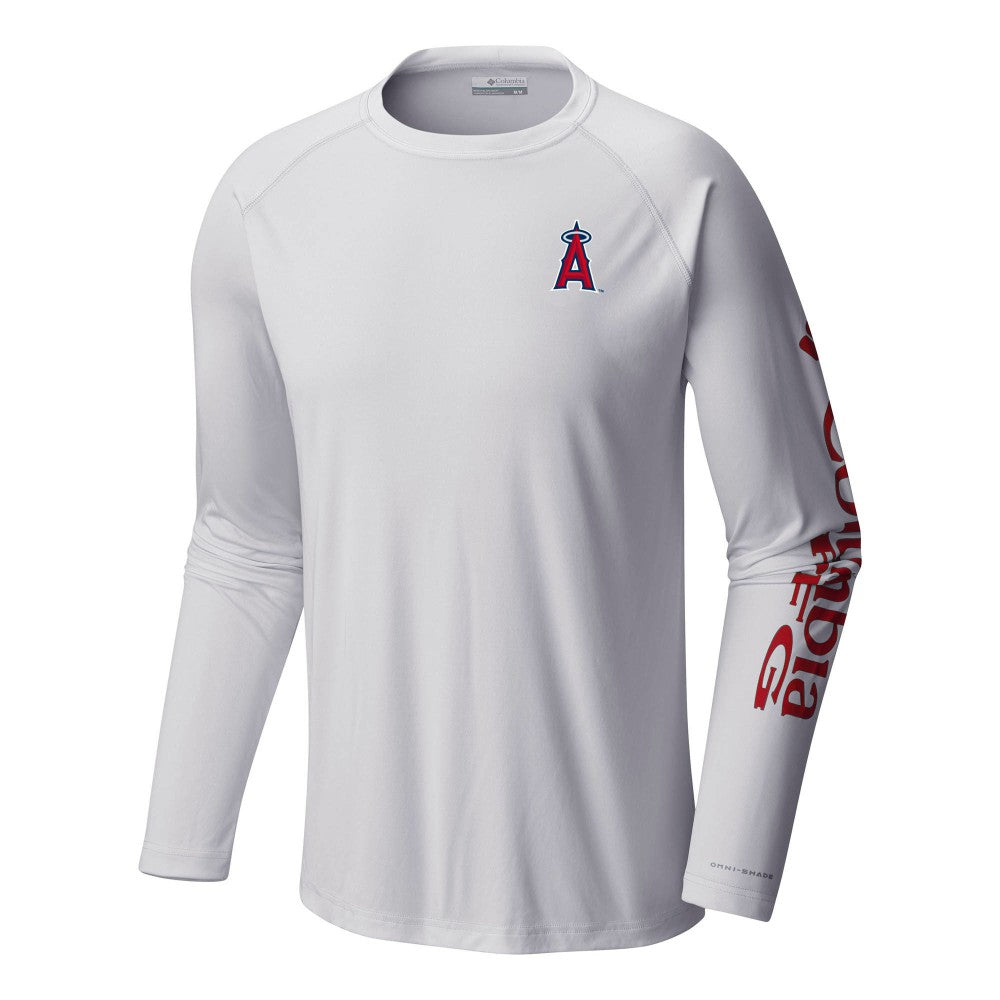 Los Angeles Angels Terminal Tackle Long Sleeve T-Shirt - White | Columbia