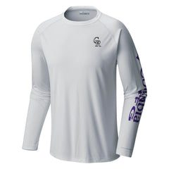 Colorado Rockies Terminal Tackle Long Sleeve T-Shirt - White | Columbia