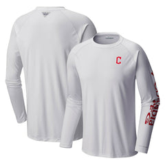 Cleveland Guardians Terminal Tackle Long Sleeve T-Shirt - White | Columbia