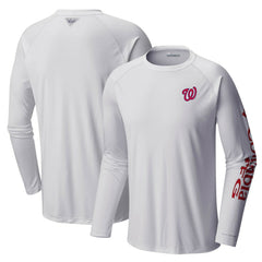 Washington Nationals Terminal Tackle Long Sleeve T-Shirt - White | Columbia