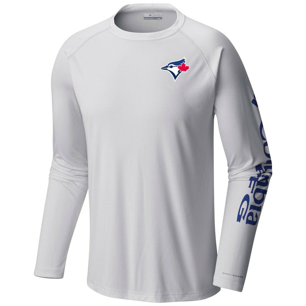 Toronto Blue Jays Terminal Tackle Long Sleeve T-Shirt - White | Columbia