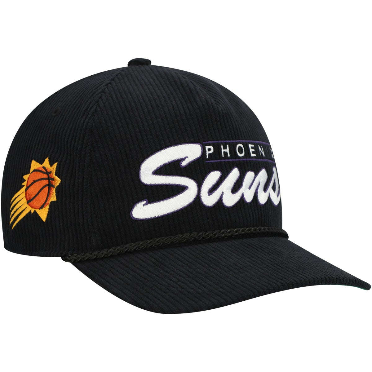Phoenix Suns '47 Double Header Sidepatch Cord Hitch Adjustable Hat - Black | 47 brand outlet