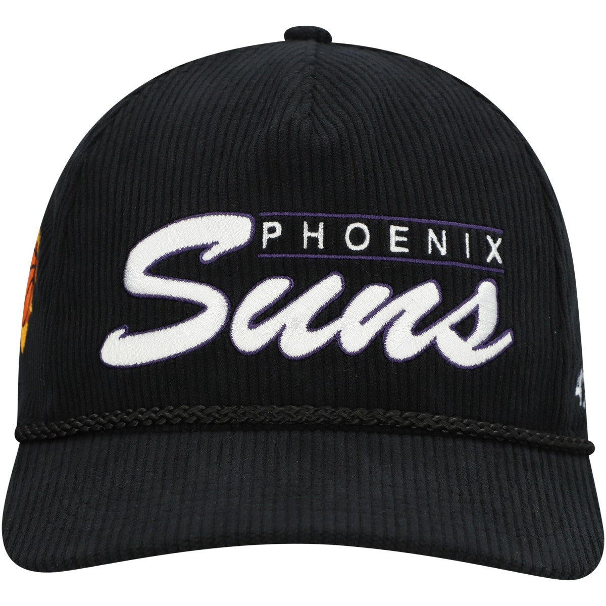 Phoenix Suns '47 Double Header Sidepatch Cord Hitch Adjustable Hat - Black | 47 brand outlet