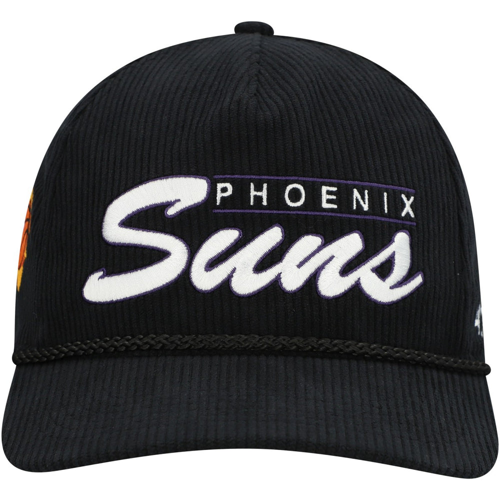 Phoenix Suns '47 Double Header Sidepatch Cord Hitch Adjustable Hat - Black | 47 brand outlet
