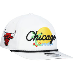 Chicago Bulls Island Oasis Golfer Snapback Hat - White | New Era for sale
