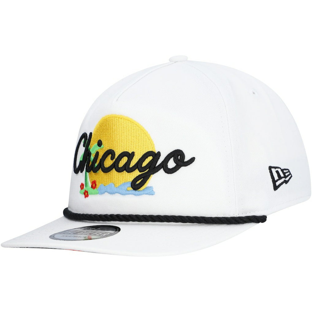 Chicago Bulls Island Oasis Golfer Snapback Hat - White | New Era for sale