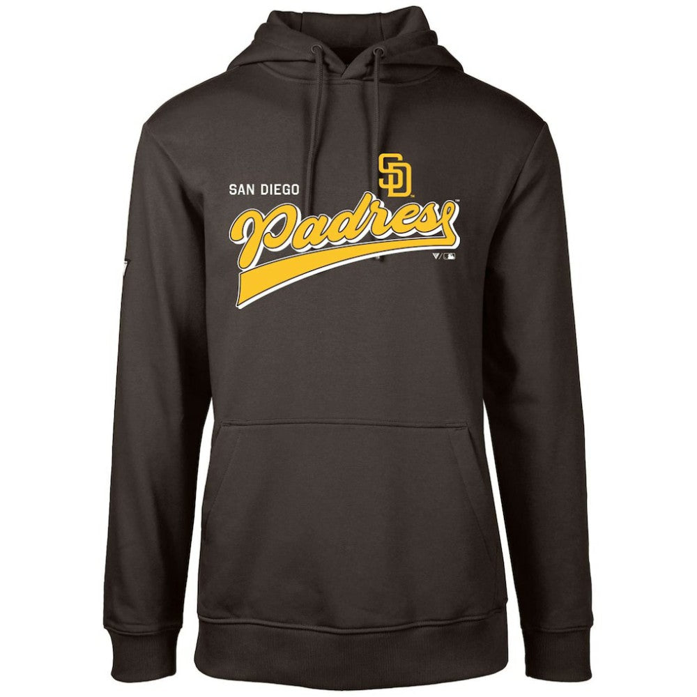 San Diego Padres Levelwear Podium Vintage Team 2.0 Pullover Hoodie - Brown