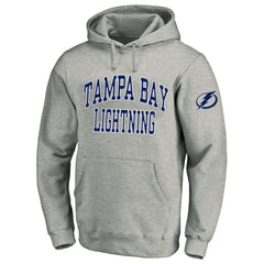 Tampa Bay Lightning Fanatics Big & Tall Fleece Pullover Hoodie Heather Gray