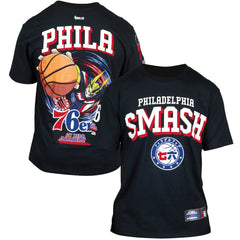 Philadelphia 76ers Hyperfly Unisex NBA x My Hero Academia All Might Smash T-Shirt - Black on sale