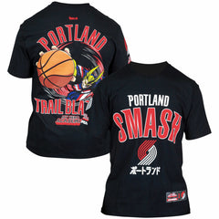 Portland Trail Blazers Hyperfly Unisex NBA x My Hero Academia All Might Smash T-Shirt - Black discount