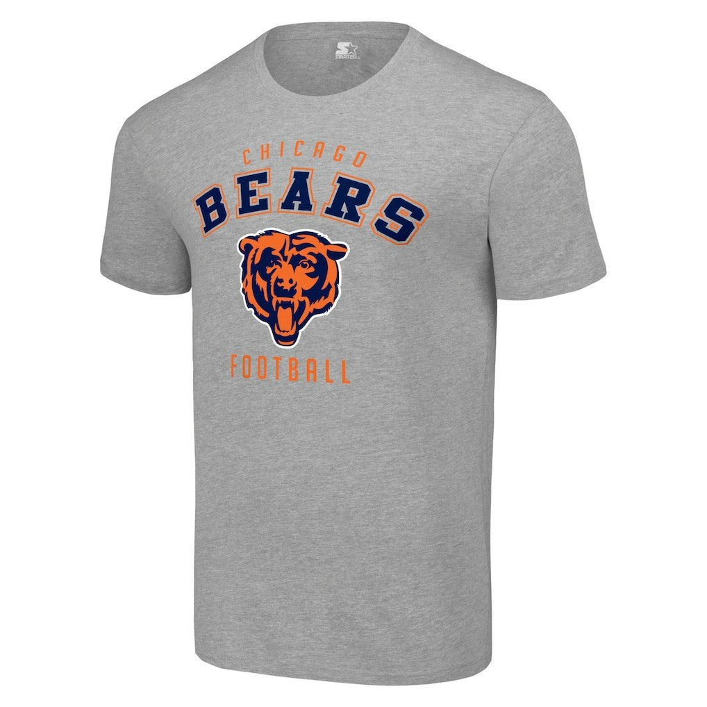Chicago Bears Starter Logo T-Shirt - Heather Gray cheap