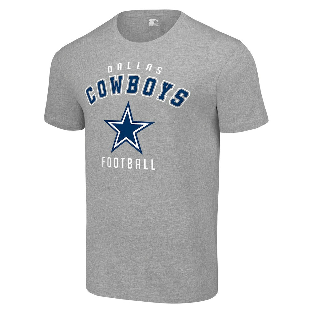 Dallas Cowboys Starter Logo T-Shirt - Heather Gray sale