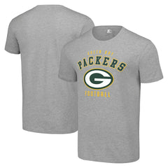 Green Bay Packers Starter Logo T-Shirt - Heather Gray discount