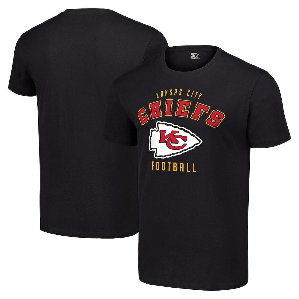 Kansas City Chiefs Starter Logo T-Shirt - Black on sale