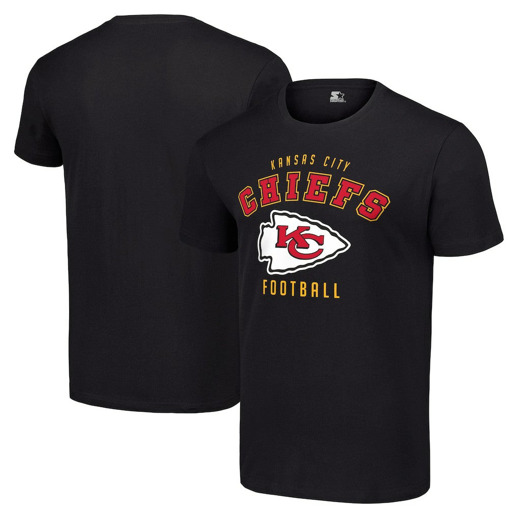 Kansas City Chiefs Starter Logo T-Shirt - Black on sale