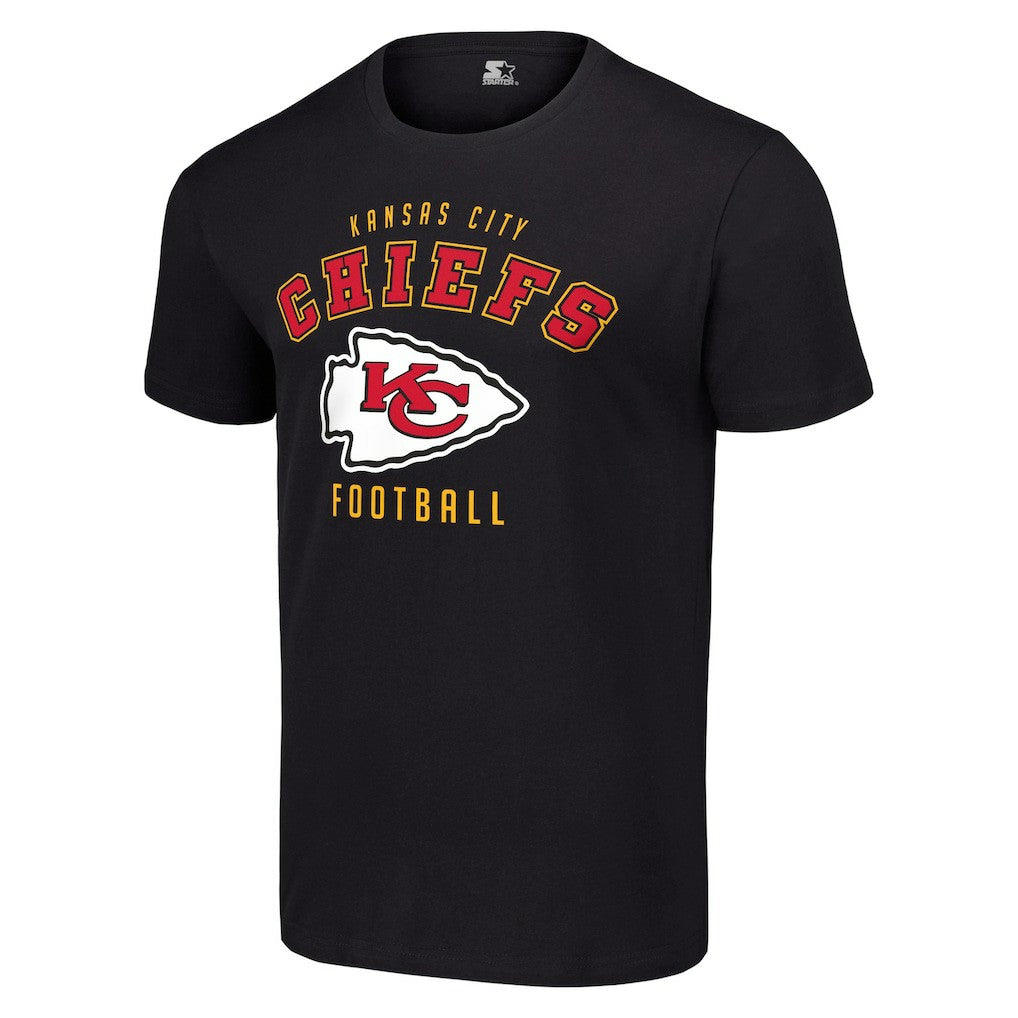 Kansas City Chiefs Starter Logo T-Shirt - Black on sale