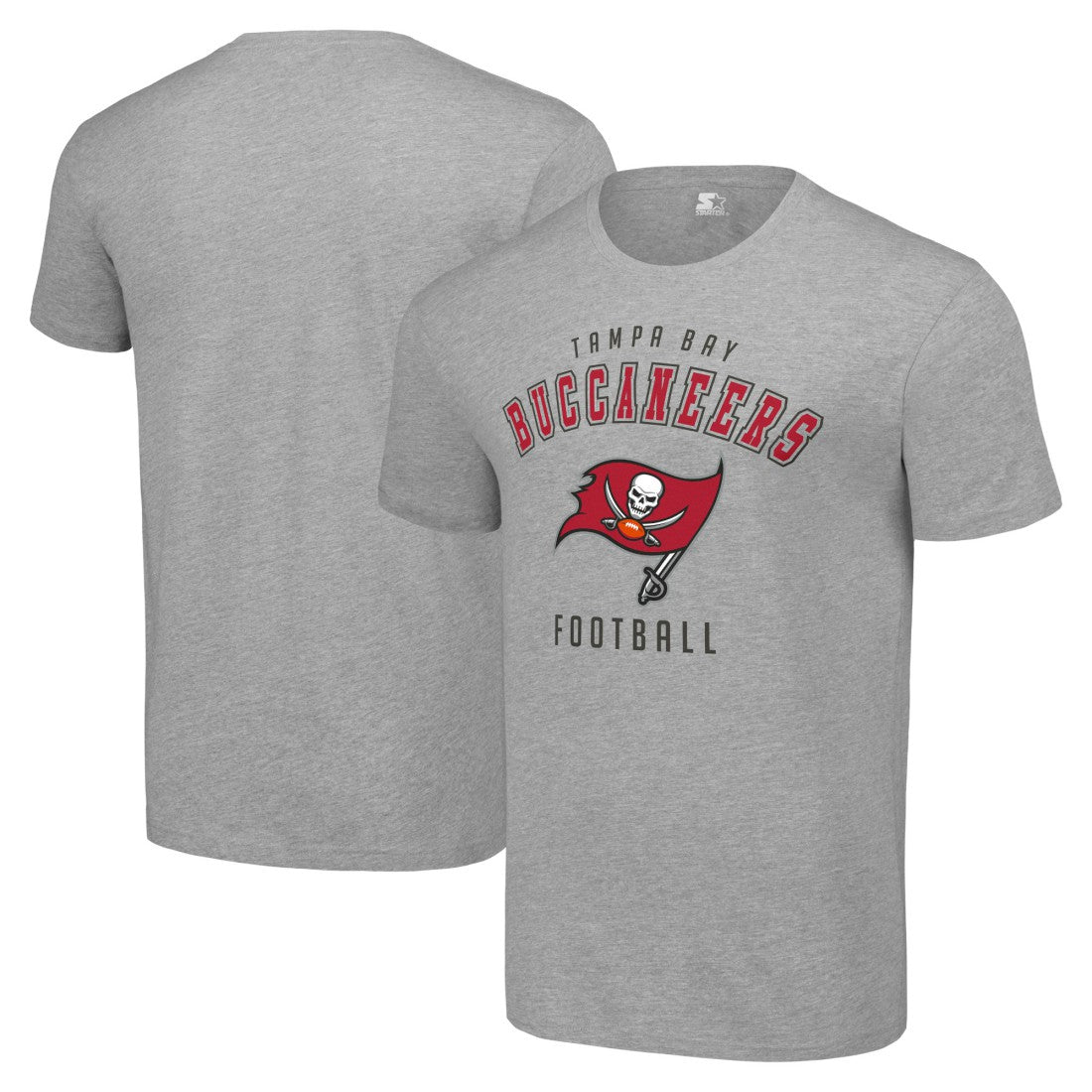 Tampa Bay Buccaneers Starter Logo T-Shirt - Heather Gray cheap