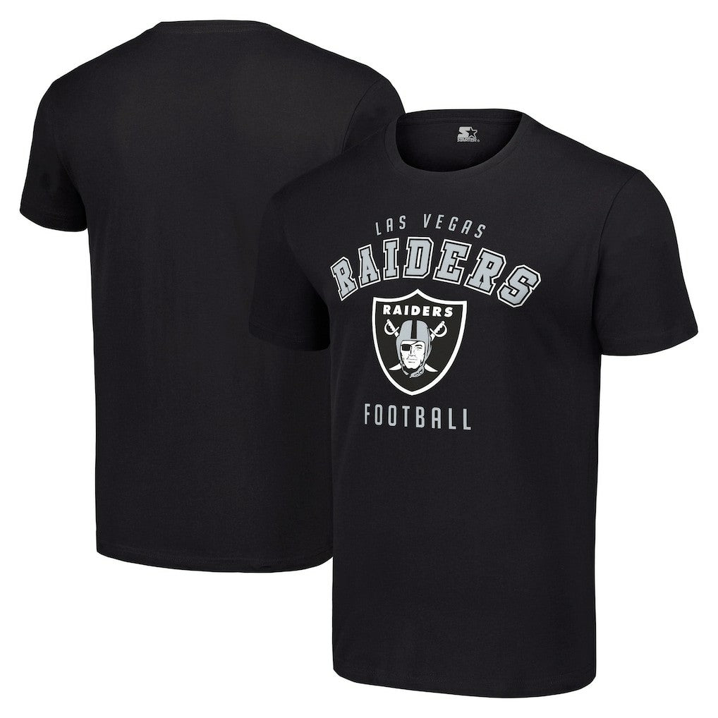 Las Vegas Raiders Starter Logo T-Shirt - Black discount