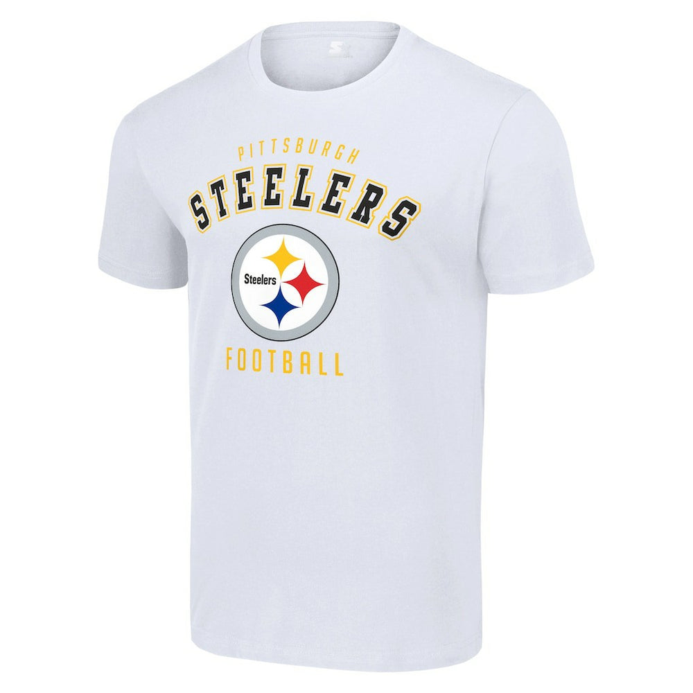 Pittsburgh Steelers Starter Logo T-Shirt - White cheap