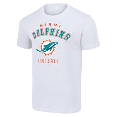 Miami Dolphins Starter Logo T-Shirt - White sale