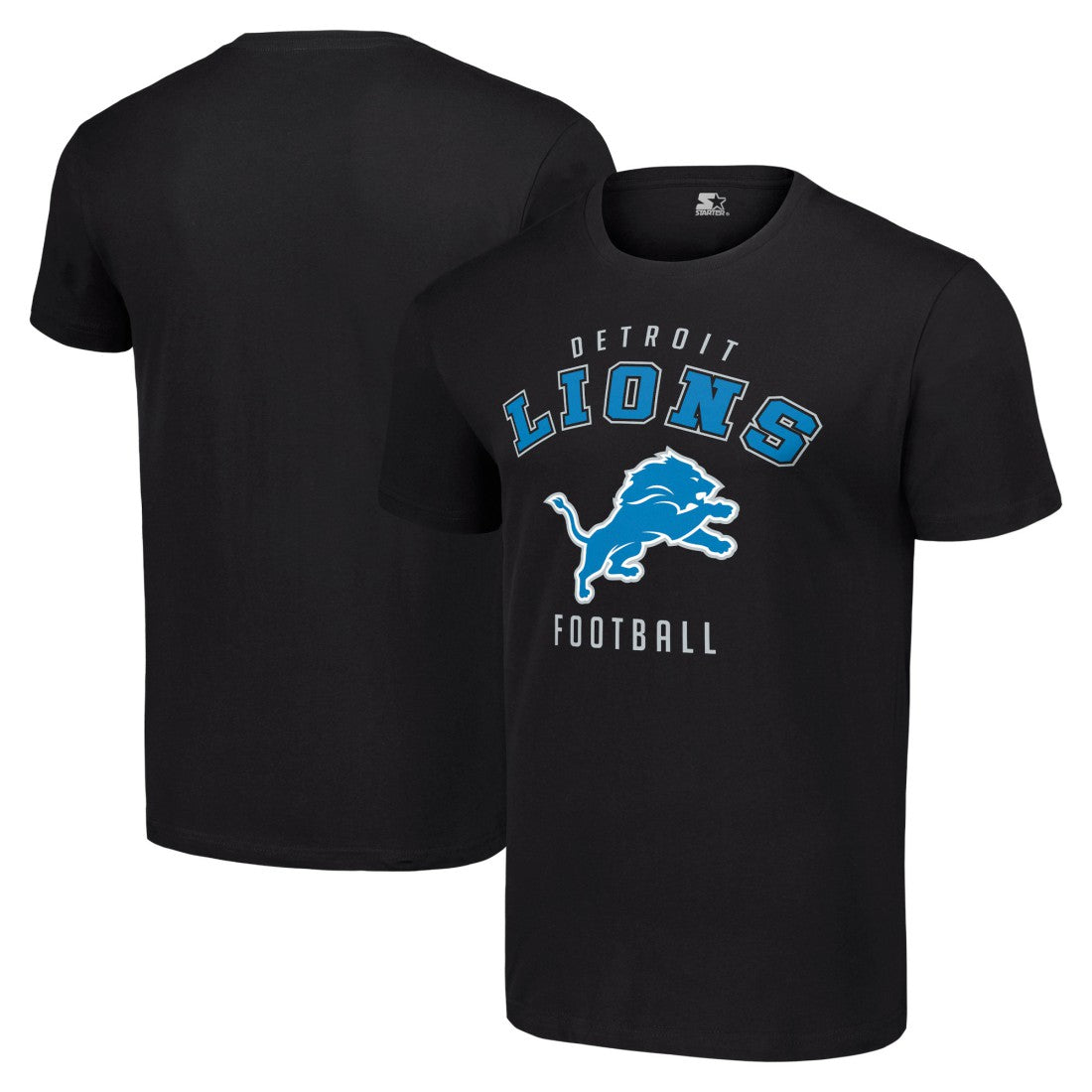 Detroit Lions Starter Logo T-Shirt - Black on sale
