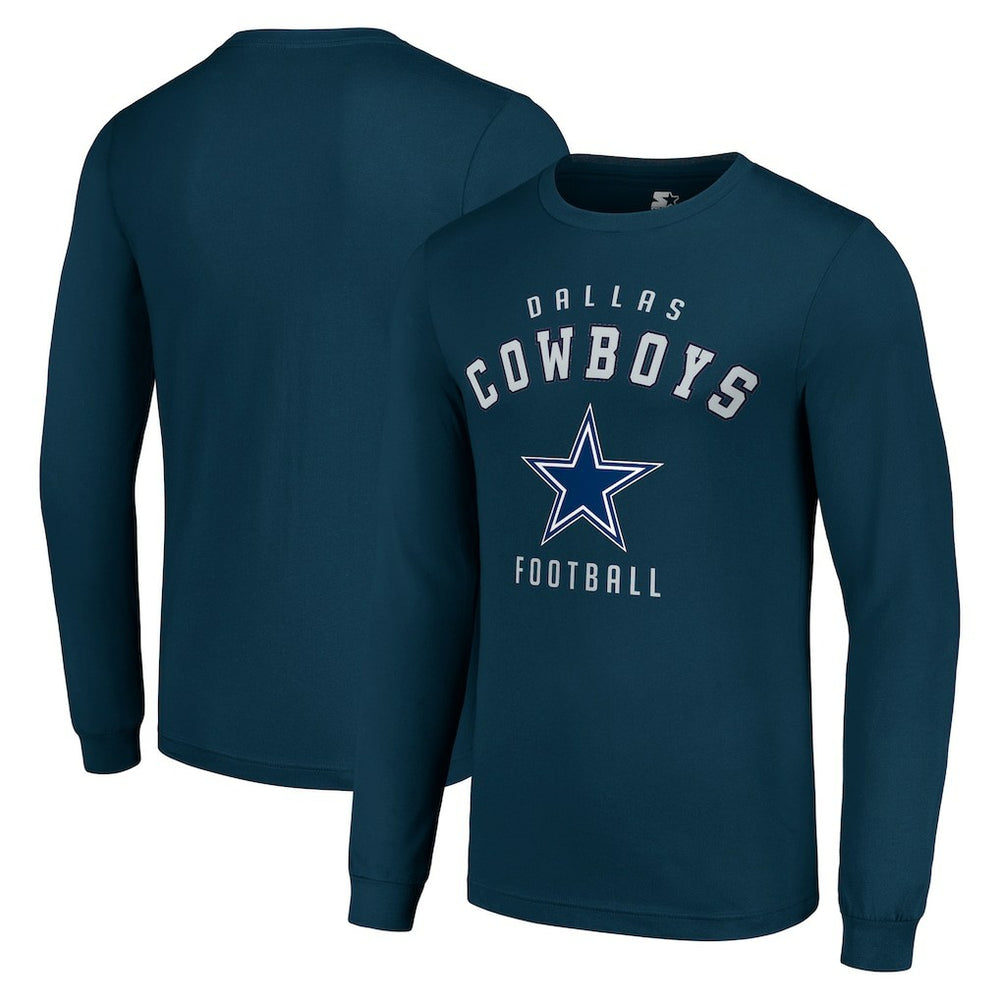 Dallas Cowboys Starter Long Sleeve T-Shirt - Navy online