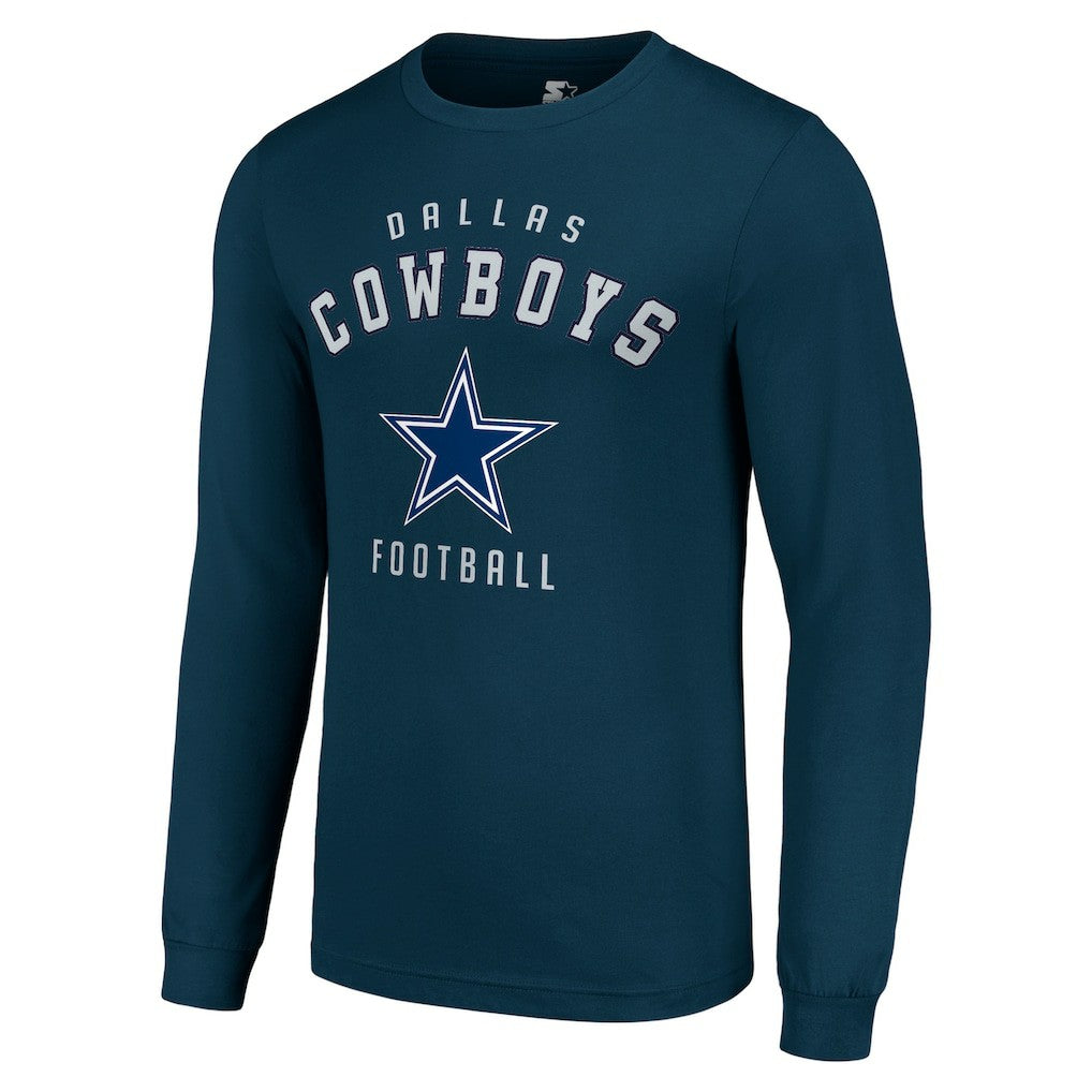 Dallas Cowboys Starter Long Sleeve T-Shirt - Navy online