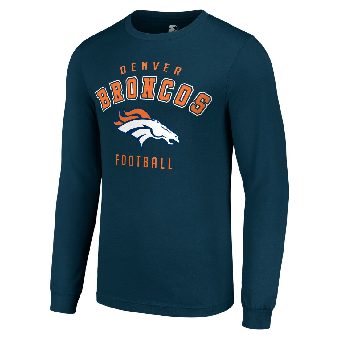 Denver Broncos Starter Long Sleeve T-Shirt - Navy cheap
